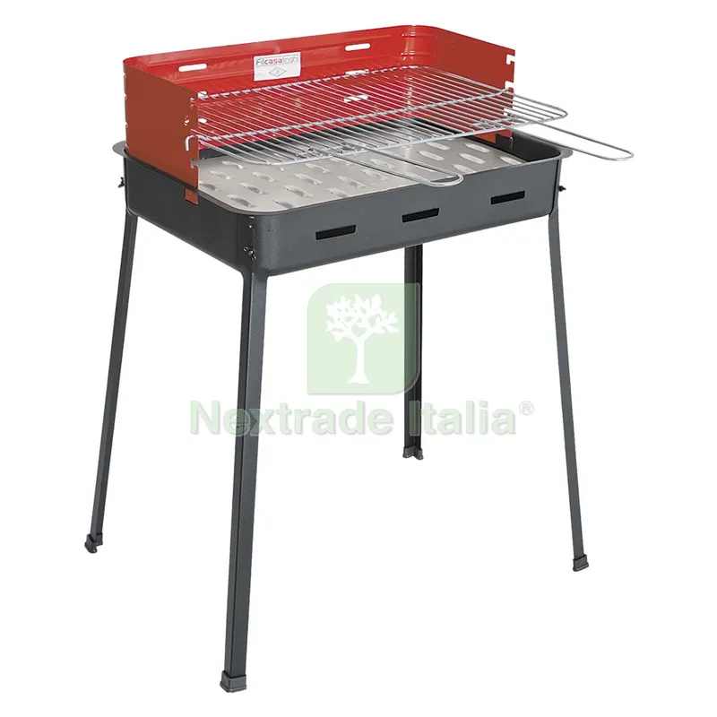 Barbecue Rettangolare '860 Mega' cm 63 x 43 x H 88 — Tempo libero outdoor — rif. FERX.8037151NLM Barbecue Rettangolare '860 Mega' cm 63 x 43 x H 88 — Tempo libero outdoor — rif. FERX.8037151NLM