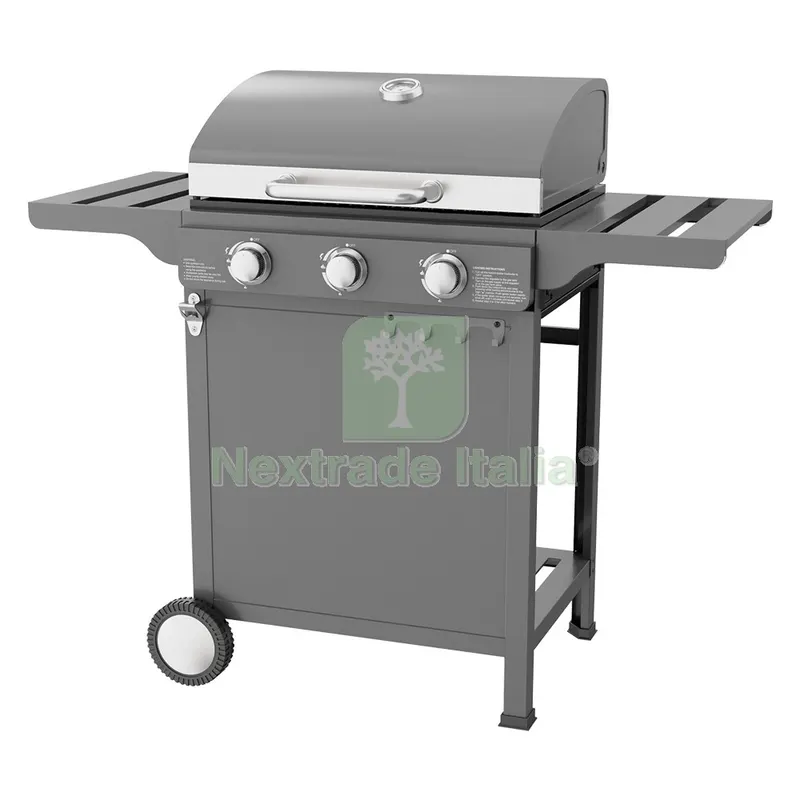 Barbecue a GAS 'expert 3' cm. 118,5x57,5x h.104,5 — Tempo libero outdoor — rif. FERX.8038730NLM