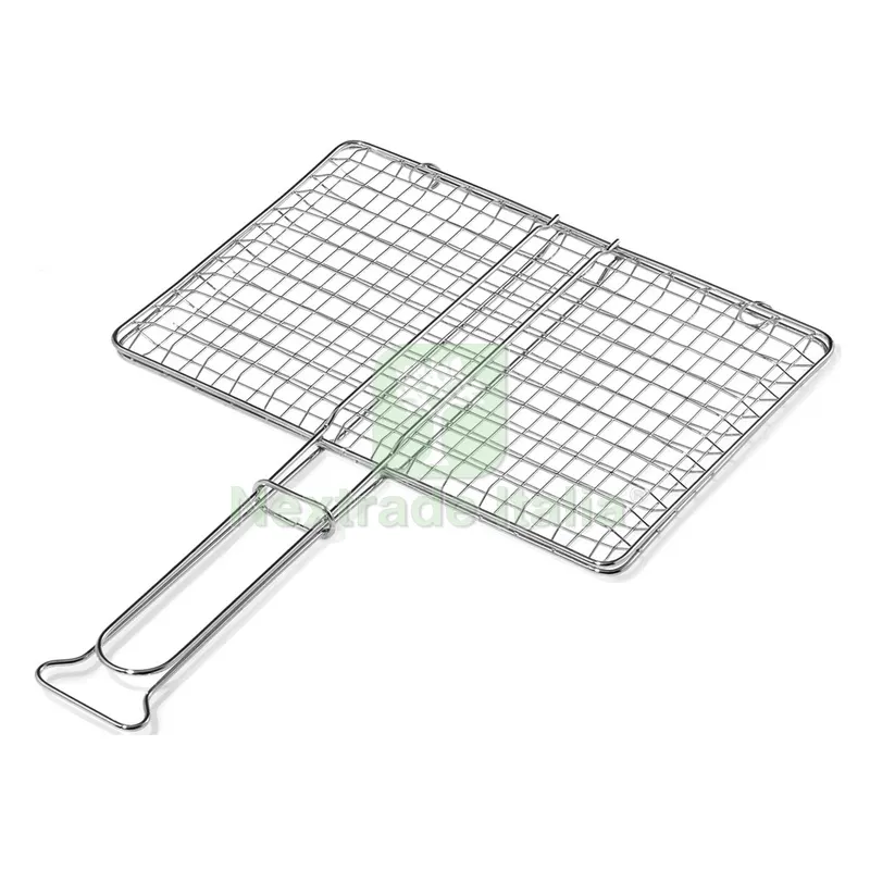 Graticola Doppia in Acciaio cm 35x40 — Tempo libero outdoor — rif. FERX.8038462NLM Graticola Doppia in Acciaio cm 35x40 — Tempo libero outdoor — rif. FERX.8038462NLM