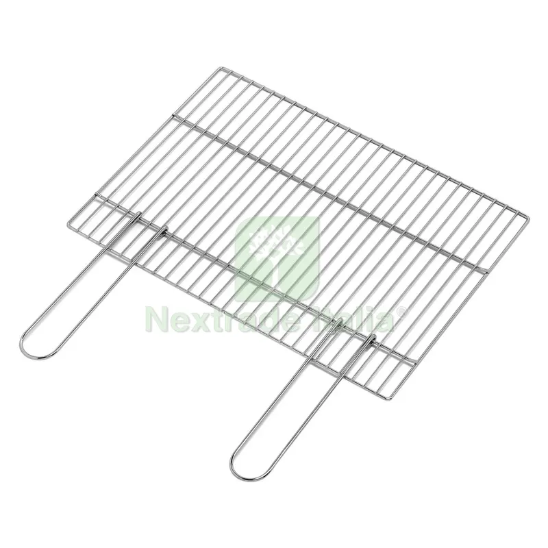 Graticola Manici Richiudibili in Acciaio cm 57 x 40 — Tempo libero outdoor — rif. FERX.8038470NLM