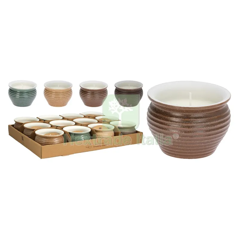24PZ Candela alla Citronella cm 11 x 8 — Casalinghi e organizzazione — rif. FERX.615095NLM 24PZ Candela alla Citronella cm 11 x 8 — Casalinghi e organizzazione — rif. FERX.615095NLM
