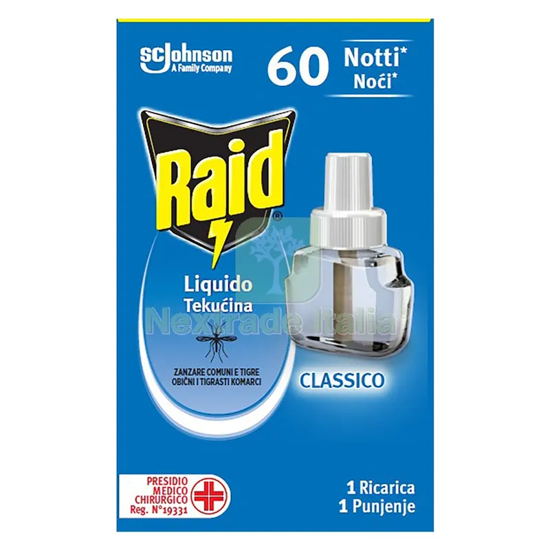 ANTIZANZARE 60 NOTTI liquida — Disinfestazione e controllo nocivi — rif. FERX.6135925NLM ANTIZANZARE 60 NOTTI liquida — Disinfestazione e controllo nocivi — rif. FERX.6135925NLM