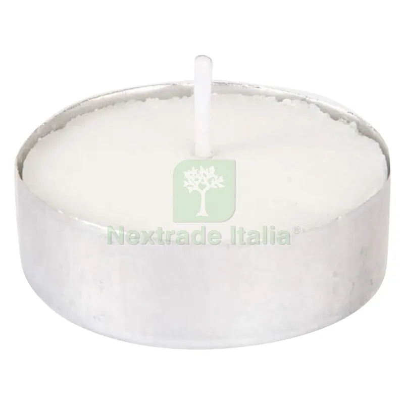16BLISTER Candela Bianca 'tealight' cm 3,8 x 1,5 - cf. 50 pz in blister — Casalinghi e organizzazione — rif. FERX.6150825NLM