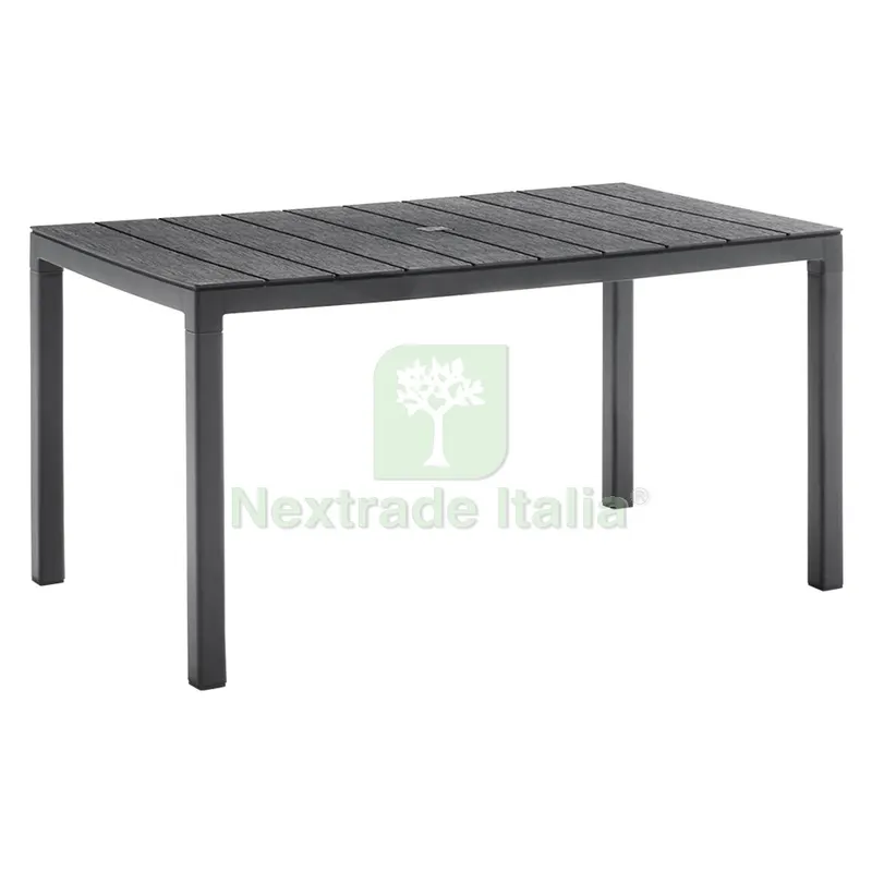 Tavolo in Polipropilene Singolo 'king' cm 146x86x h.74 - bianco — Pile e batterie — rif. FERX.6136615NLM Tavolo in Polipropilene Singolo 'king' cm 146x86x h.74 - bianco — Pile e batterie — rif. FERX.6136615NLM