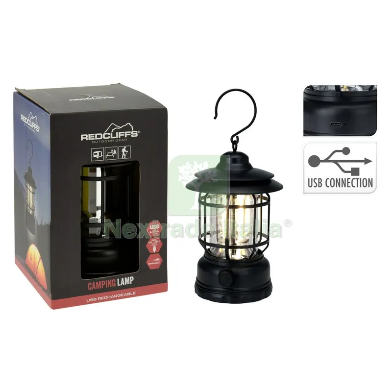 Lanterna da Campeggio Ø cm 11,5 x h.17,8 — Illuminazione — rif. FERX.8302178NLM Lanterna da Campeggio Ø cm 11,5 x h.17,8 — Illuminazione — rif. FERX.8302178NLM