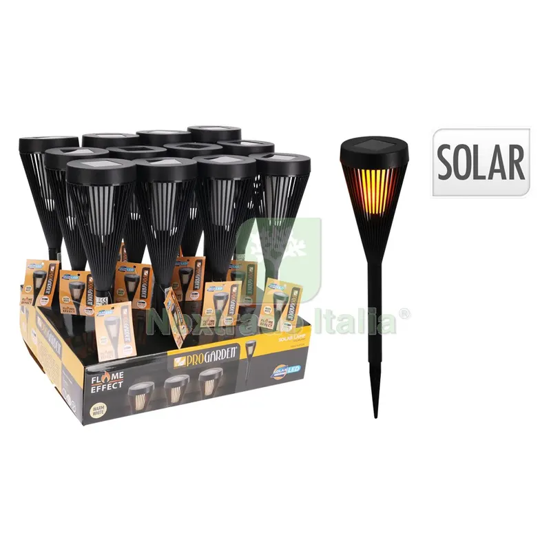 12PZ Lampada a Energia Solare Ø cm 7,5 x h.46 — Illuminazione — rif. FERX.6149023NLM 12PZ Lampada a Energia Solare Ø cm 7,5 x h.46 — Illuminazione — rif. FERX.6149023NLM