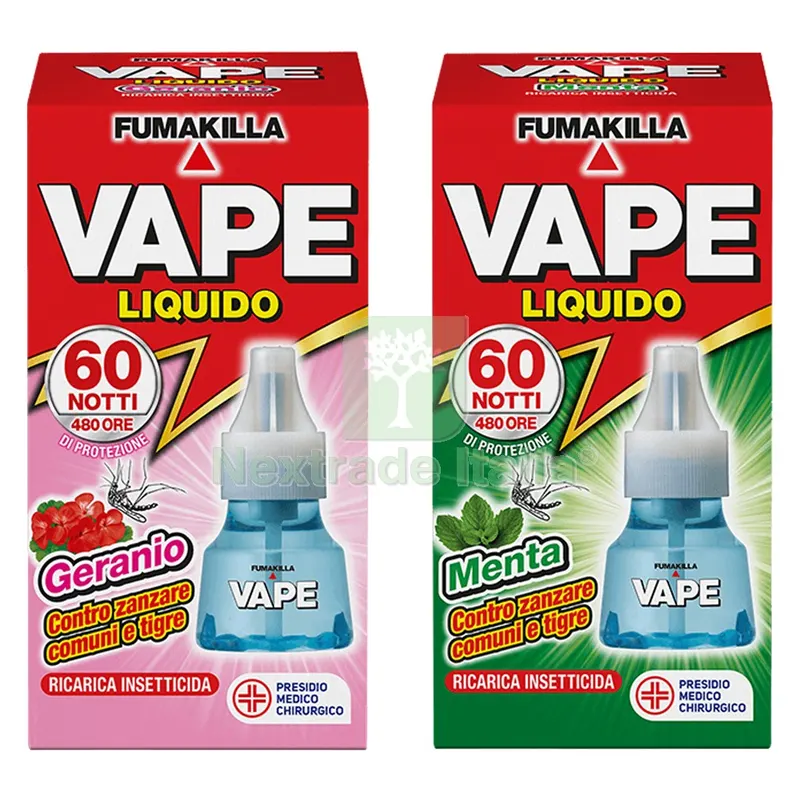ANTIZANZARE LIQUIDO RICARICA 60 notti - Geranio/Menta nx1 — Disinfestazione e controllo nocivi — rif. FERX.6135878NLM