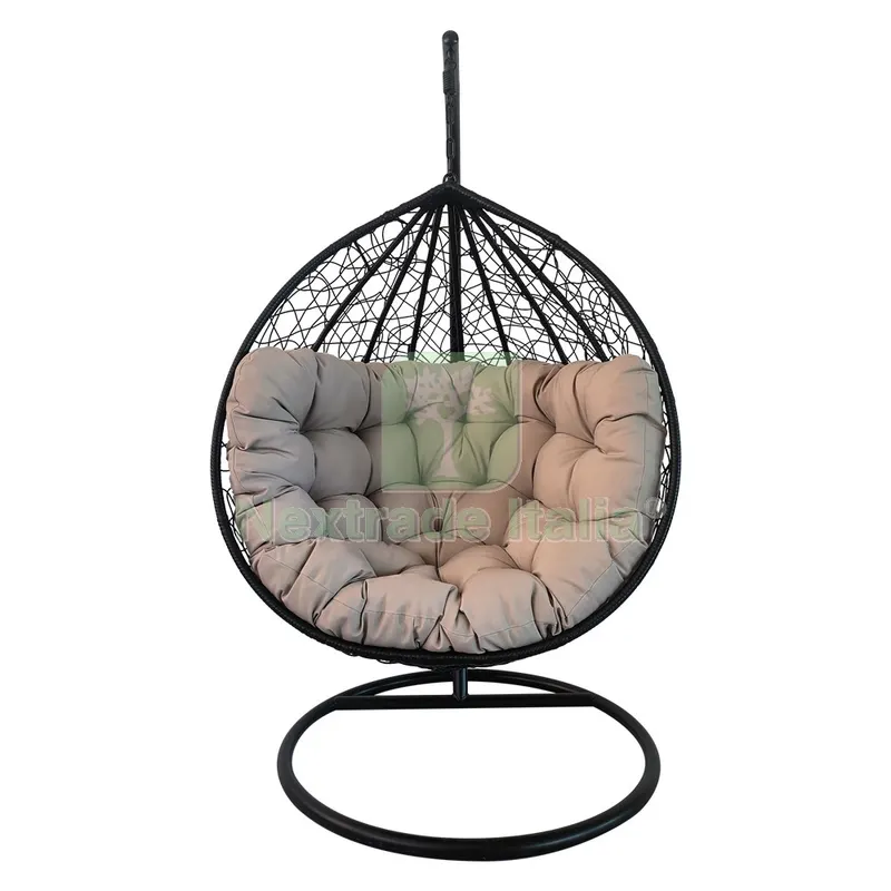 POLTRONA SOSPESA 'BAKU' cuscino grigio chiaro - monoposto — Arredo — rif. FERX.6130271NLM