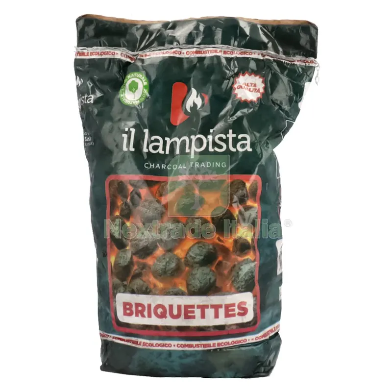 Bricchette di Carbone Vegetale per Grill 'IL Lampista' Kg 3 ca. — Tempo libero outdoor — rif. FERX.700857NLM
