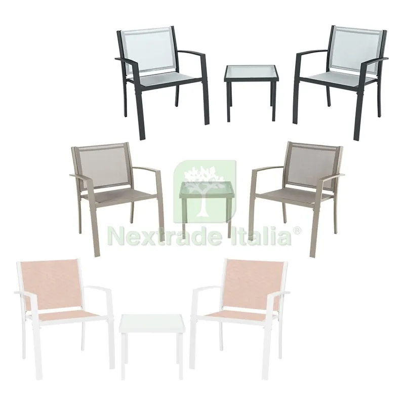 SALOTTO DA GIARDINO 'PARIDE' tessuto colore marrone — Arredo — rif. FERX.6129858NLM SALOTTO DA GIARDINO 'PARIDE' tessuto colore marrone — Arredo — rif. FERX.6129858NLM