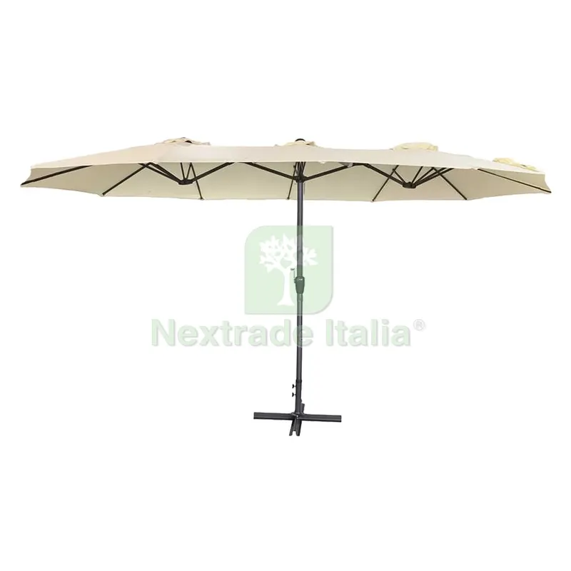 Ombrellone Doppio da Giardino mt 2,7 x 4,6 — Tempo libero outdoor — rif. FERX.6132592NLM Ombrellone Doppio da Giardino mt 2,7 x 4,6 — Tempo libero outdoor — rif. FERX.6132592NLM