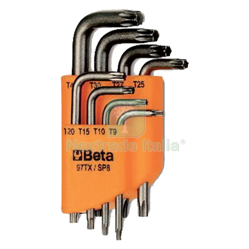 SERIE CHIAVI ''TORX'' ART. 97TX/SC8 pz 8 (9 ÷ 40) — Serrature e cilindri — rif. FERX.530580NLM SERIE CHIAVI ''TORX'' ART. 97TX/SC8 pz 8 (9 ÷ 40) — Serrature e cilindri — rif. FERX.530580NLM