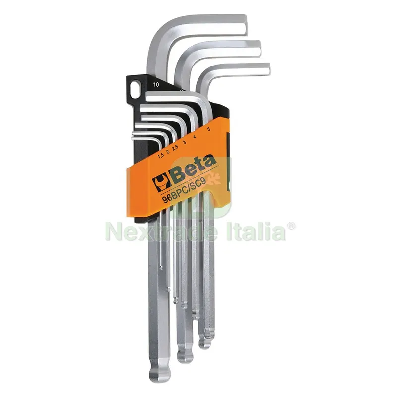 SERIE CHIAVI ESAGONALI 96BPCON SC9 PZ 9 (1,5 ÷ 10) — Chiavi e bussole — rif. FERX.530516NLM SERIE CHIAVI ESAGONALI 96BPCON SC9 PZ 9 (1,5 ÷ 10) — Chiavi e bussole — rif. FERX.530516NLM