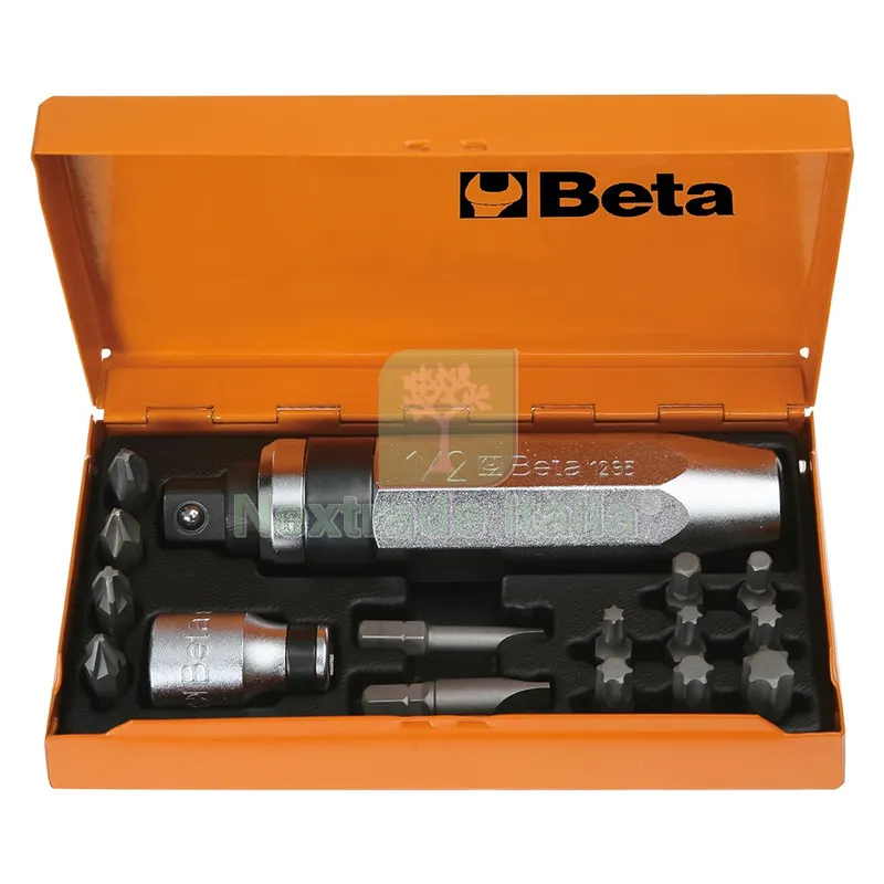 Set Giravite a Percussione ART. 1295/C14 14 inserti — Cacciaviti e giraviti — rif. FERX.530992NLM Set Giravite a Percussione ART. 1295/C14 14 inserti — Cacciaviti e giraviti — rif. FERX.530992NLM
