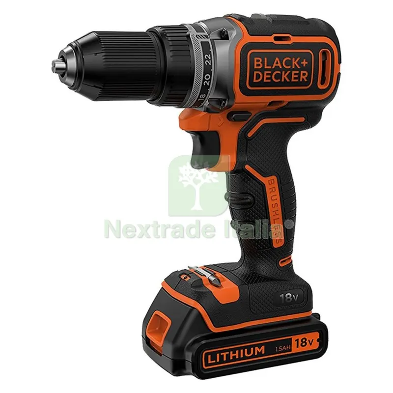 Trapano Avvitatore a Batteria 'BL186K-QW' 18V - 1,5 ah Litio — Trapani e avvitatori — rif. FERX.5130006NLM Trapano Avvitatore a Batteria 'BL186K-QW' 18V - 1,5 ah Litio — Trapani e avvitatori — rif. FERX.5130006NLM