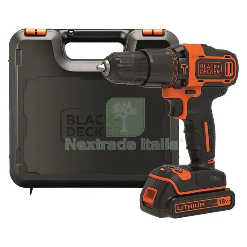 Trapano Avvitatore a Batteria con Percussione 'BDC 18V - 1,5 ah Litio codic nx1 — Trapani e avvitatori — rif. FERX.5130021NLM