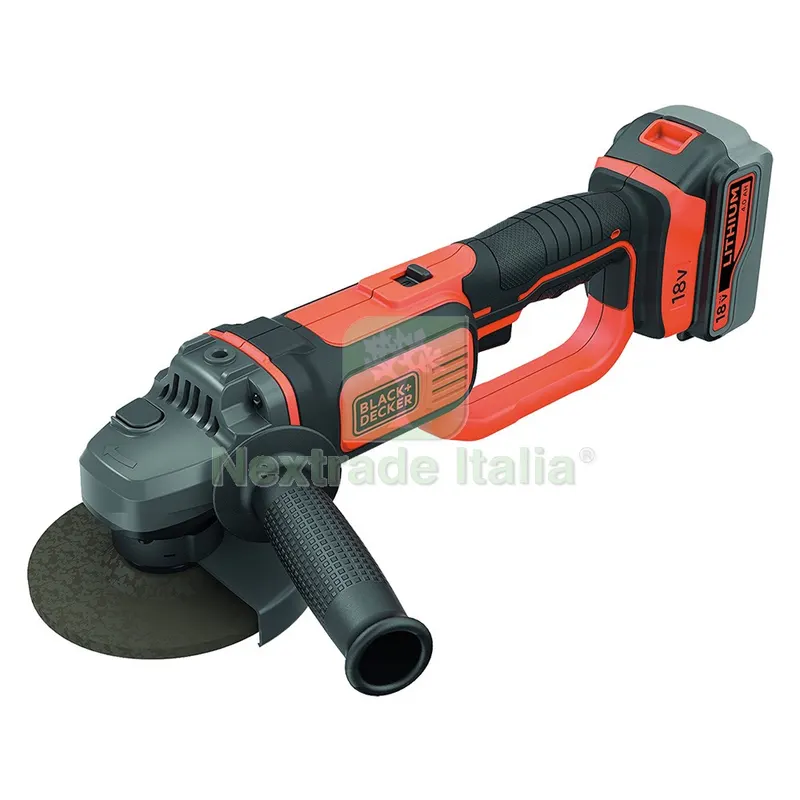 Smerigliatrice Angolare a Batteria 'BCG720M1-QW' 18V 4 Ah Litio - 115/125 mm — Smerigliatrici e seghe — rif. FERX.5130134NLM Smerigliatrice Angolare a Batteria 'BCG720M1-QW' 18V 4 Ah Litio - 115/125 mm — Smerigliatrici e seghe — rif. FERX.5130134NLM