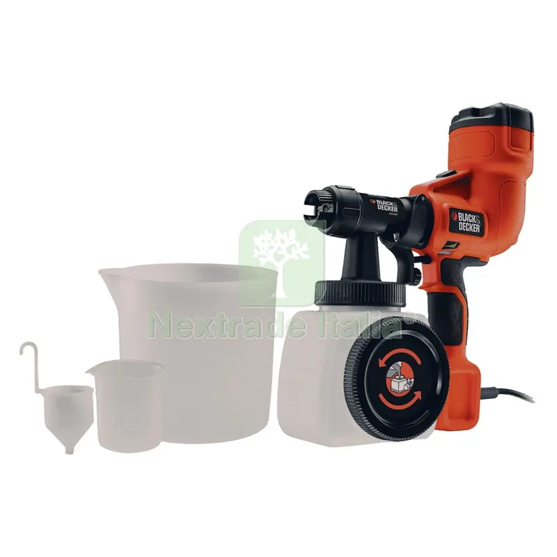SPRUZZATORE PER VERNICIATURA A SPRUZZO 'HVLP200C-IT' 400 W - barattolo 1200 ml — Spatole e attrezzi per stesura — rif. FERX.5130600NLM