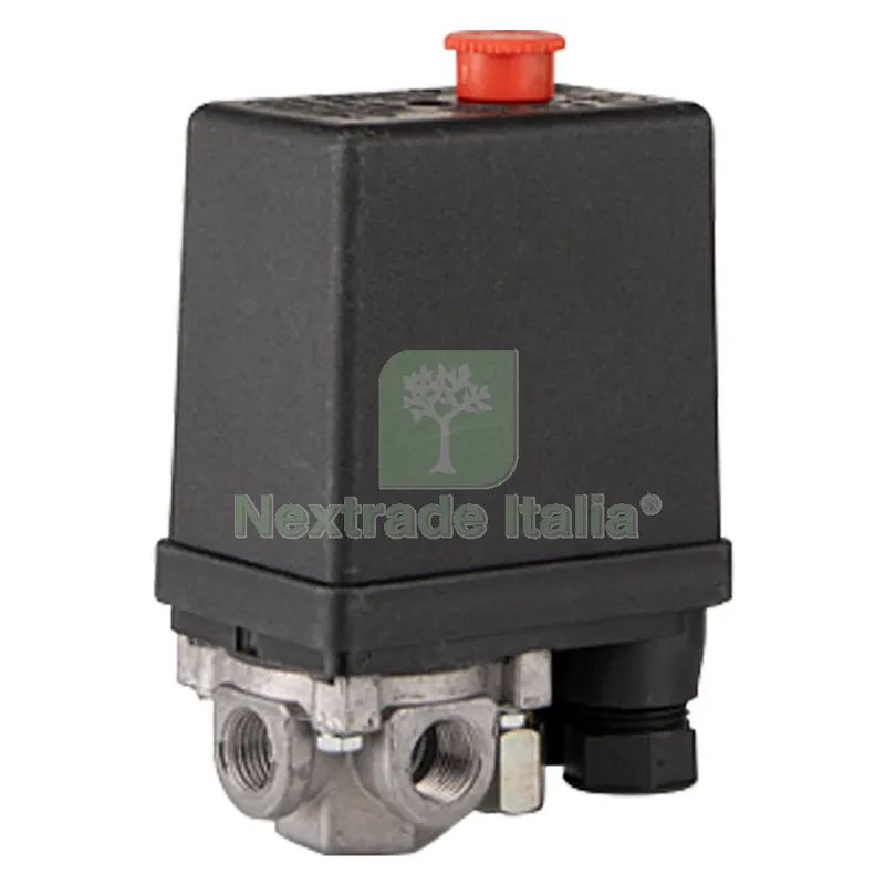 PRESSOSTATO A 4 VIE per compressore Lt. 6-24-50-100 nx1 — Trapani e avvitatori — rif. FERX.5113971NLM PRESSOSTATO A 4 VIE per compressore Lt. 6-24-50-100 nx1 — Trapani e avvitatori — rif. FERX.5113971NLM