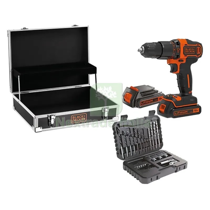 Trapano Avvitatore a Batteria con Percussione 'BDC 18V - 1,5 ah Litio codic nx2 — Trapani e avvitatori — rif. FERX.5130024NLM Trapano Avvitatore a Batteria con Percussione 'BDC 18V - 1,5 ah Litio codic nx2 — Trapani e avvitatori — rif. FERX.5130024NLM