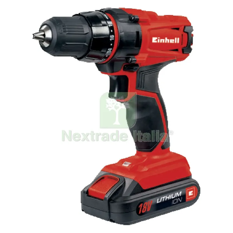 Trapano Avvitatore a Batteria 'TC-CD 18-2 LI' 18V 1500 mAh Li-Ion nx1 — Trapani e avvitatori — rif. FERX.5610084NLM Trapano Avvitatore a Batteria 'TC-CD 18-2 LI' 18V 1500 mAh Li-Ion nx1 — Trapani e avvitatori — rif. FERX.5610084NLM