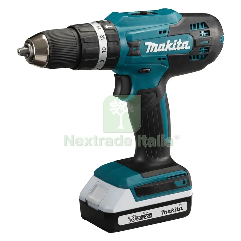 TRAPANO AVVITATORE A PERCUSSIONE 'HP488D006' 18 V - 2 Ah Litio — Trapani e avvitatori — rif. FERX.512051NLM TRAPANO AVVITATORE A PERCUSSIONE 'HP488D006' 18 V - 2 Ah Litio — Trapani e avvitatori — rif. FERX.512051NLM