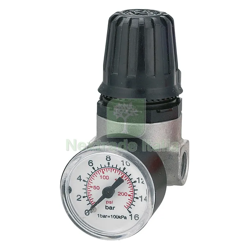 REGOLATORE DI PRESSIONE PER COMPRESSORE '31/A4' 2 vie - att. 1/4 F — Trapani e avvitatori — rif. FERX.511307NLM