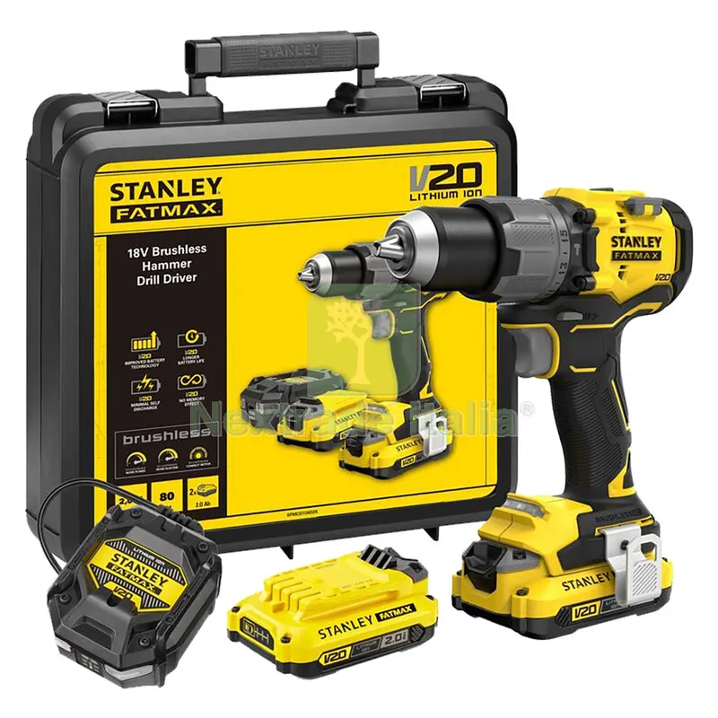 TRAPANO AVVITATORE A BATTERIA 'SFMCD726D2K-QW' 18V - 2,0 ah Litio — Trapani e avvitatori — rif. FERX.5135013NLM TRAPANO AVVITATORE A BATTERIA 'SFMCD726D2K-QW' 18V - 2,0 ah Litio — Trapani e avvitatori — rif. FERX.5135013NLM
