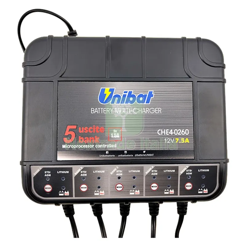 CARICABATTERIA MANTENITORE 'CHARGER BANK' corrente di carica 14,4V (piombo) - 14,6V (litio) — Batterie e caricabatterie — rif. FERX.5112114NLM CARICABATTERIA MANTENITORE 'CHARGER BANK' corrente di carica 14,4V (piombo) - 14,6V (litio) — Batterie e caricabatterie — rif. FERX.5112114NLM