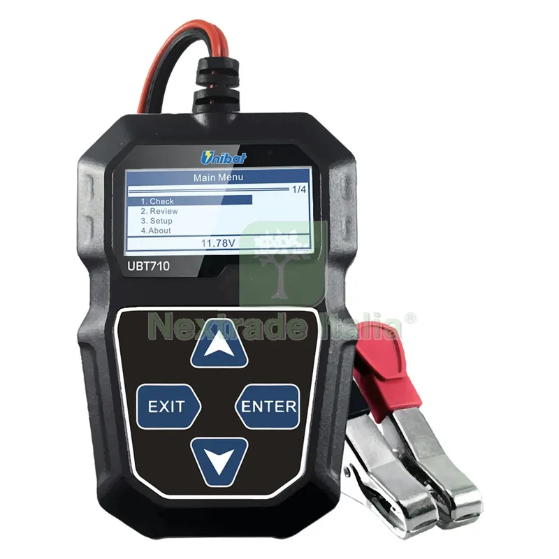 TESTER PER BATTERIA AUTO/MOTO 'UB710' 12V — Trapani e avvitatori — rif. FERX.5112118NLM