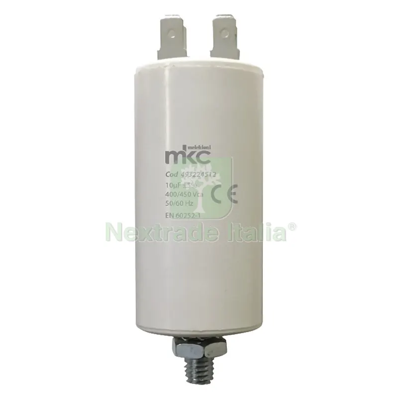Condensatore di Spunto con Vite terminale faston 40 UF - 400 / 450 V — Viti — rif. FERX.5115890NLM