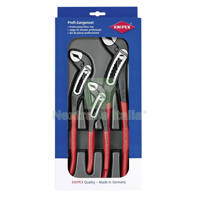 SET PINZA POLIGRIP REGOLABILE 'ALLIGATOR' mm 180 - 250 - 300 — Pinze e tronchesi — rif. FERX.501682NLM