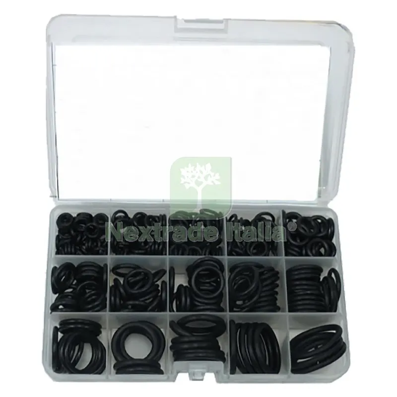 Guarnizioni O-Ring in Cassetta 419 pezzi assortiti — Guarnizioni e tenute — rif. FERX.515259NLM Guarnizioni O-Ring in Cassetta 419 pezzi assortiti — Guarnizioni e tenute — rif. FERX.515259NLM