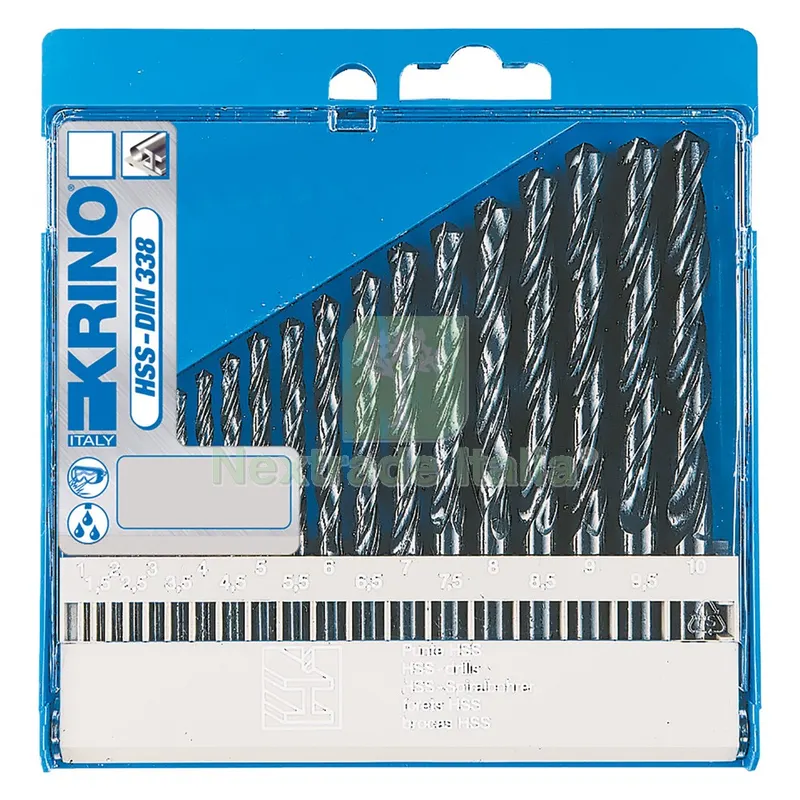 PUNTE SERIE PER METALLO HSS RULLATE cf. 19 pz — Punte, frese e dischi — rif. FERX.5006970NLM