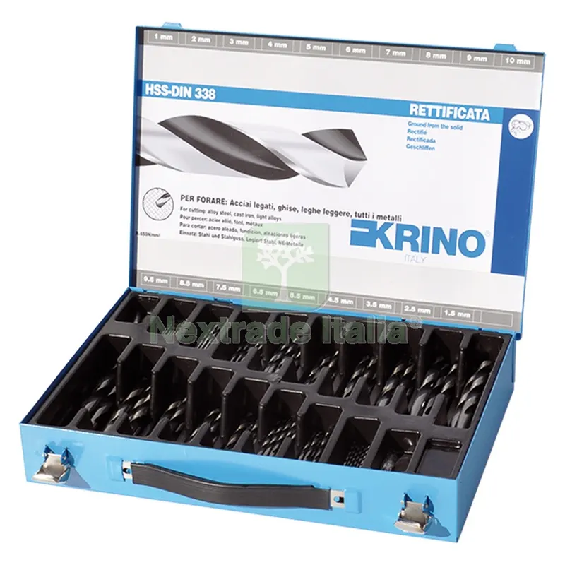 PUNTE PER METALLO HSS RETTIFICATE STANDARD cf. 150 pz — Punte, frese e dischi — rif. FERX.500690NLM PUNTE PER METALLO HSS RETTIFICATE STANDARD cf. 150 pz — Punte, frese e dischi — rif. FERX.500690NLM