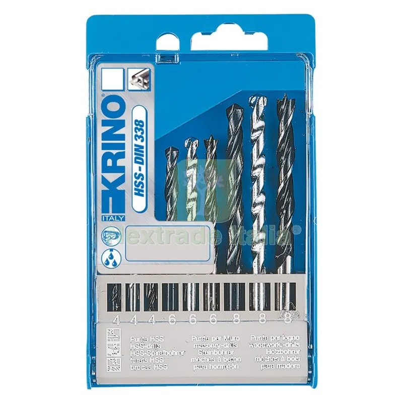 PUNTE SERIE MISTA HSS/WIDIA/LEGNO cf. 9 pz — Punte, frese e dischi — rif. FERX.5006974NLM