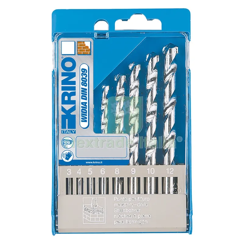 PUNTE PER MURO SERIE AL WIDIA cf. 8 pz — Punte, frese e dischi — rif. FERX.5006984NLM