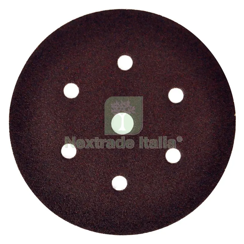 50PZ DISCO IN CARTA VELCRATO ''P64E'' 7 FORI ø mm 150 x14 - grana 80 — Punte, frese e dischi — rif. FERX.5041354NLM 50PZ DISCO IN CARTA VELCRATO ''P64E'' 7 FORI ø mm 150 x14 - grana 80 — Punte, frese e dischi — rif. FERX.5041354NLM