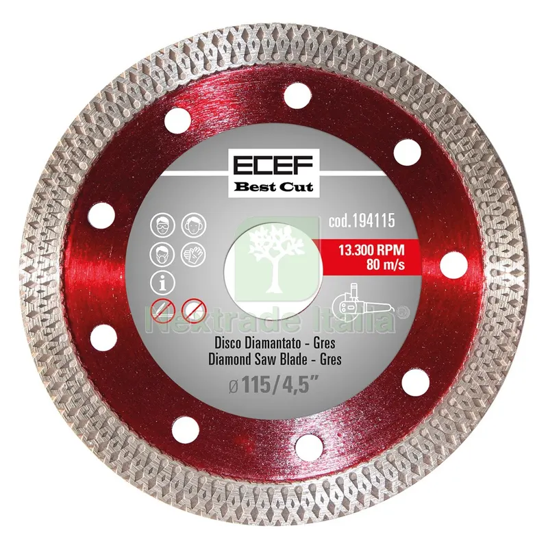 DISCO DIAMANTATO ø 115 x 1,3 — Punte, frese e dischi — rif. FERX.5011740NLM