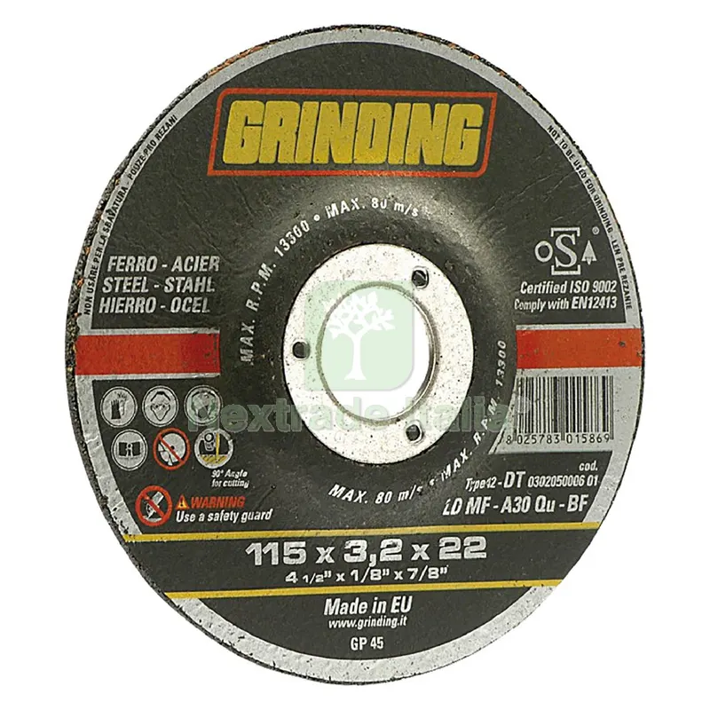 50PZ MOLA ABRASIVA PER FERRO ø 125 x 3,2 — Abrasivi e mole — rif. FERX.5010536NLM 50PZ MOLA ABRASIVA PER FERRO ø 125 x 3,2 — Abrasivi e mole — rif. FERX.5010536NLM