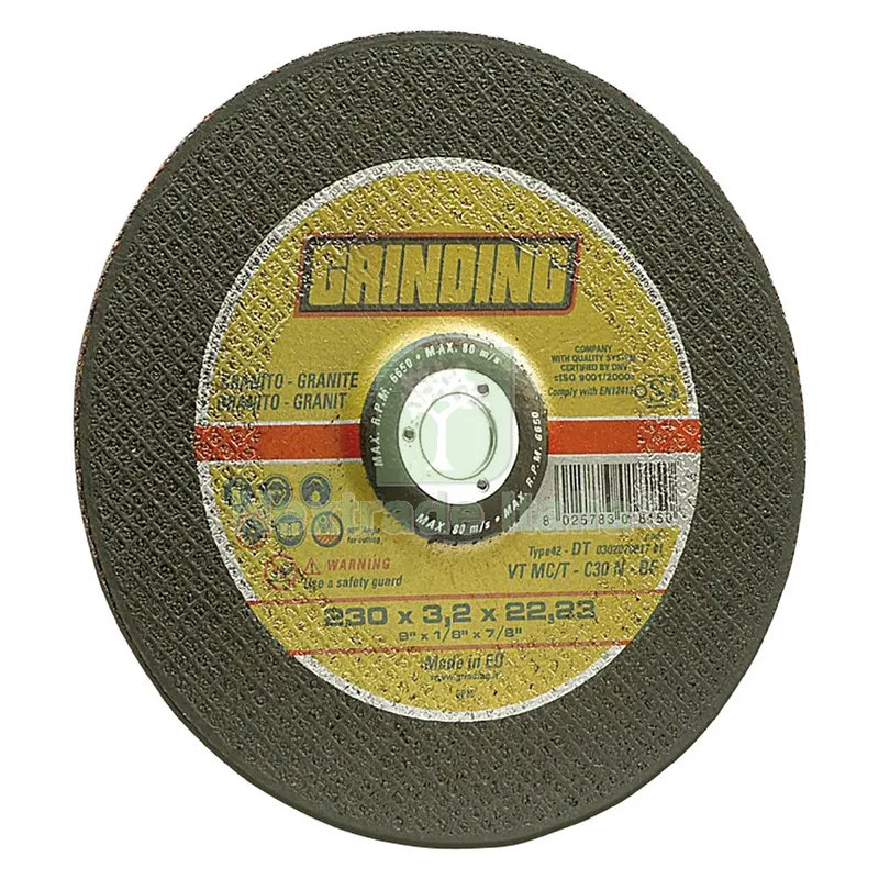 25PZ MOLA ABRASIVA PER GRANITO ø 230 x 3,2 — Abrasivi e mole — rif. FERX.501142NLM 25PZ MOLA ABRASIVA PER GRANITO ø 230 x 3,2 — Abrasivi e mole — rif. FERX.501142NLM