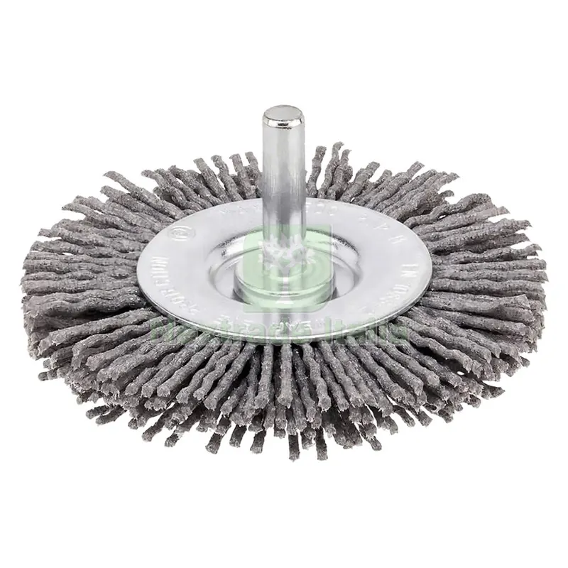 SPAZZOLA CIRCOLARE CON GAMBO ømm 75 - spessore fili 10 mm codice 5028482 — Punte, frese e dischi — rif. FERX.5028482NLM SPAZZOLA CIRCOLARE CON GAMBO ømm 75 - spessore fili 10 mm codice 5028482 — Punte, frese e dischi — rif. FERX.5028482NLM