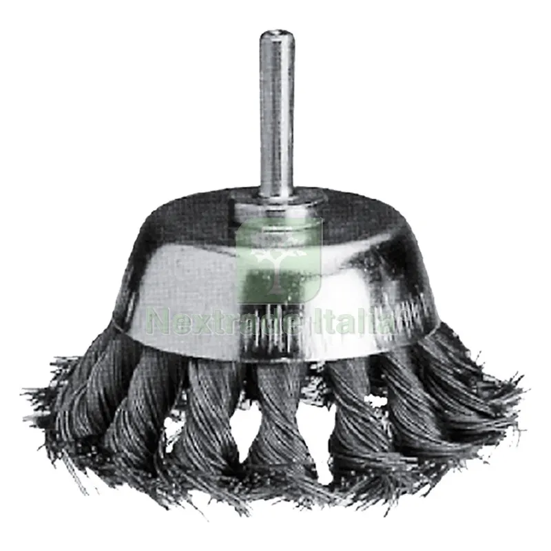 SPAZZOLA A TAZZA PER TRAPANO ACCIAIO — Punte, frese e dischi — rif. FERX.502830NLM SPAZZOLA A TAZZA PER TRAPANO ACCIAIO — Punte, frese e dischi — rif. FERX.502830NLM