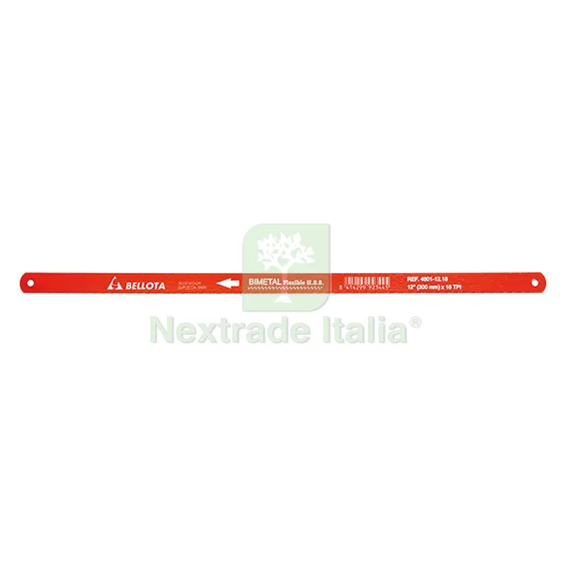 10PZ LAMA PER FERRO HSS BIMETALLICA cm 30 - 18 denti — Misurazione e taglio manuale — rif. FERX.1022830NLM 10PZ LAMA PER FERRO HSS BIMETALLICA cm 30 - 18 denti — Misurazione e taglio manuale — rif. FERX.1022830NLM