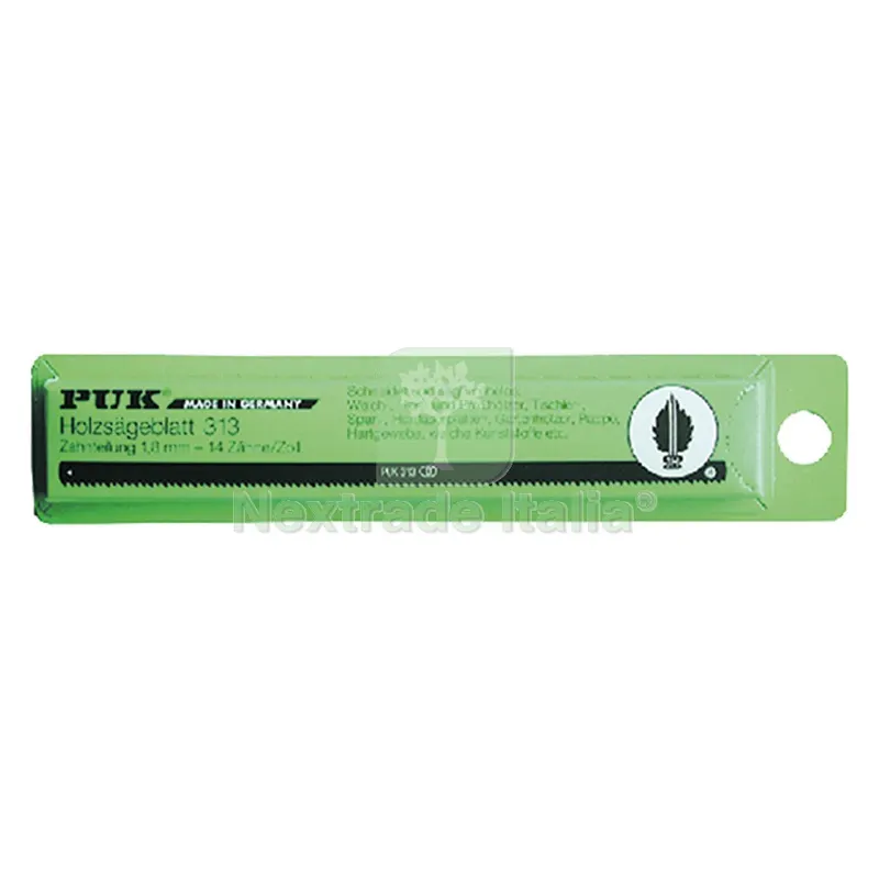12PZ LAMA PER LEGNO ORIGINALE 'PUK' mm 150 — Misurazione e taglio manuale — rif. FERX.514382NLM