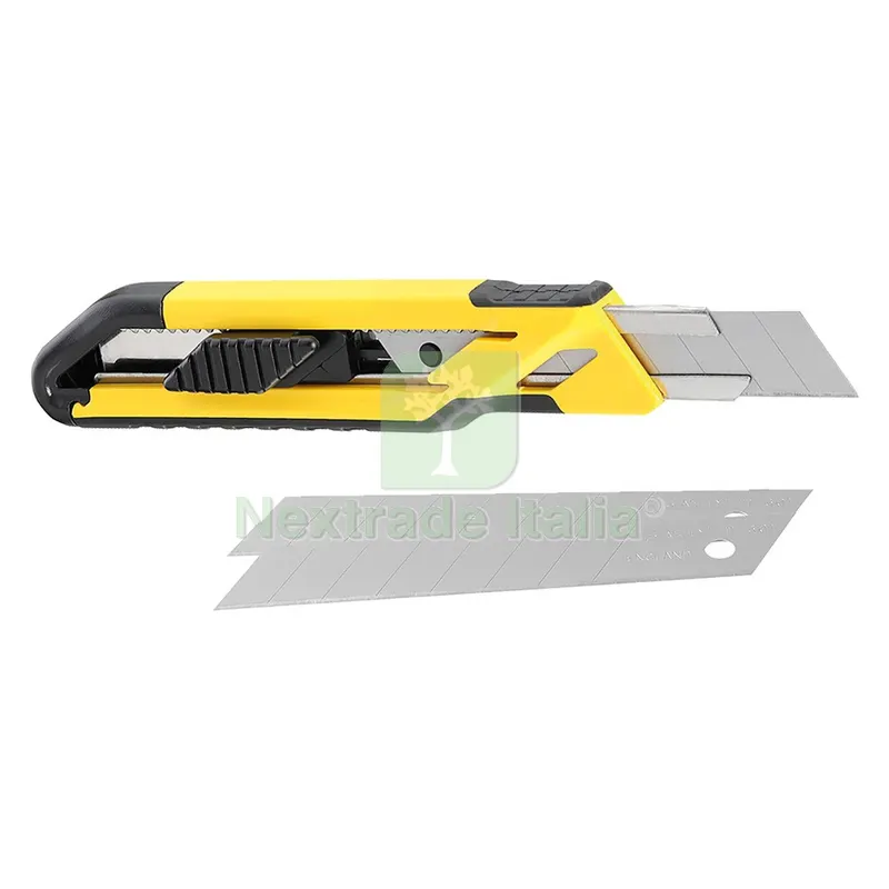 CUTTER AUTOBLOCCANTE 'STHT10266-1' lama mm 18 — Misurazione e taglio manuale — rif. FERX.5144150NLM CUTTER AUTOBLOCCANTE 'STHT10266-1' lama mm 18 — Misurazione e taglio manuale — rif. FERX.5144150NLM