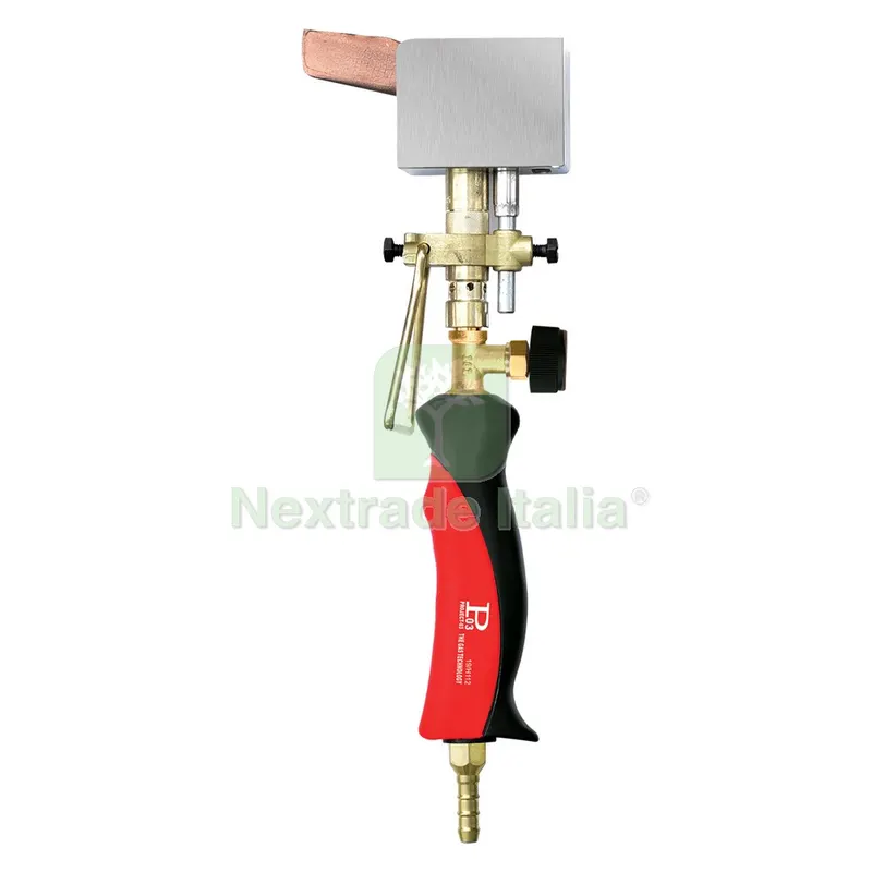 CANNELLO SALDATORE CON MAZZA IN RAME con mascherina parafiamma — Protezioni corpo — rif. FERX.505412NLM