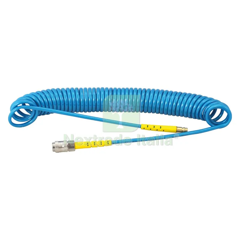 TUBO A SPIRALE IN POLIURETANO RACCORDATO 8 x 5 - mt 12 — Tubi e raccordi — rif. FERX.504098NLM TUBO A SPIRALE IN POLIURETANO RACCORDATO 8 x 5 - mt 12 — Tubi e raccordi — rif. FERX.504098NLM