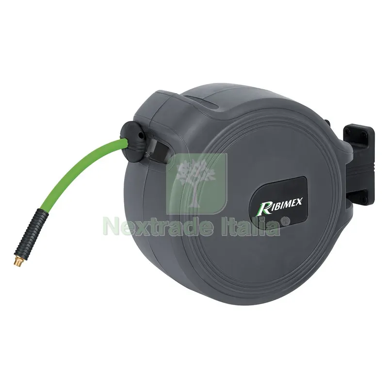 AVVOLGITUBO ARIA COMPRESSA tubo mm 9,5 x 16 - 15 mt - 17 bar — Tubi e raccordi — rif. FERX.611273NLM AVVOLGITUBO ARIA COMPRESSA tubo mm 9,5 x 16 - 15 mt - 17 bar — Tubi e raccordi — rif. FERX.611273NLM
