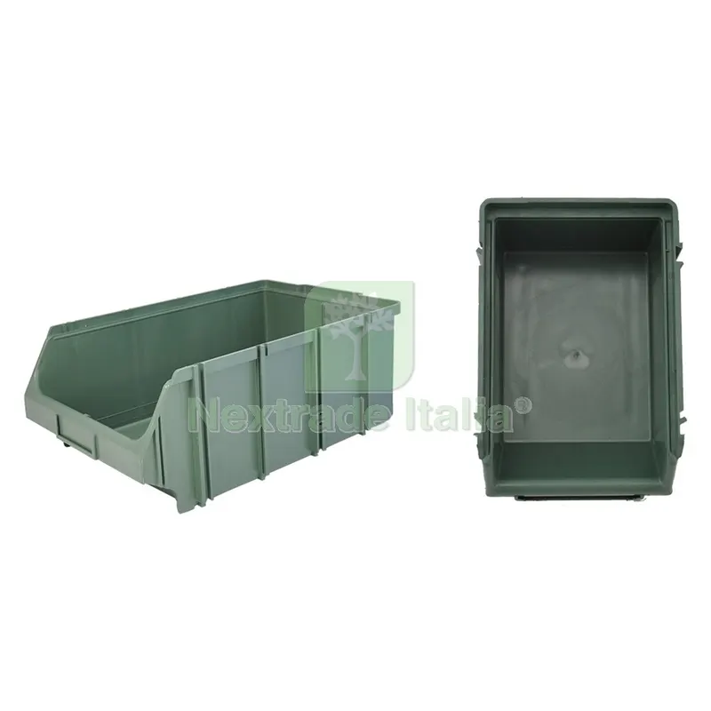 CONTENITORE INDUSTRIALE E5 - (LxPxH) cm 31 x 49 x 19 — Casalinghi e organizzazione — rif. FERX.506076NLM CONTENITORE INDUSTRIALE E5 - (LxPxH) cm 31 x 49 x 19 — Casalinghi e organizzazione — rif. FERX.506076NLM